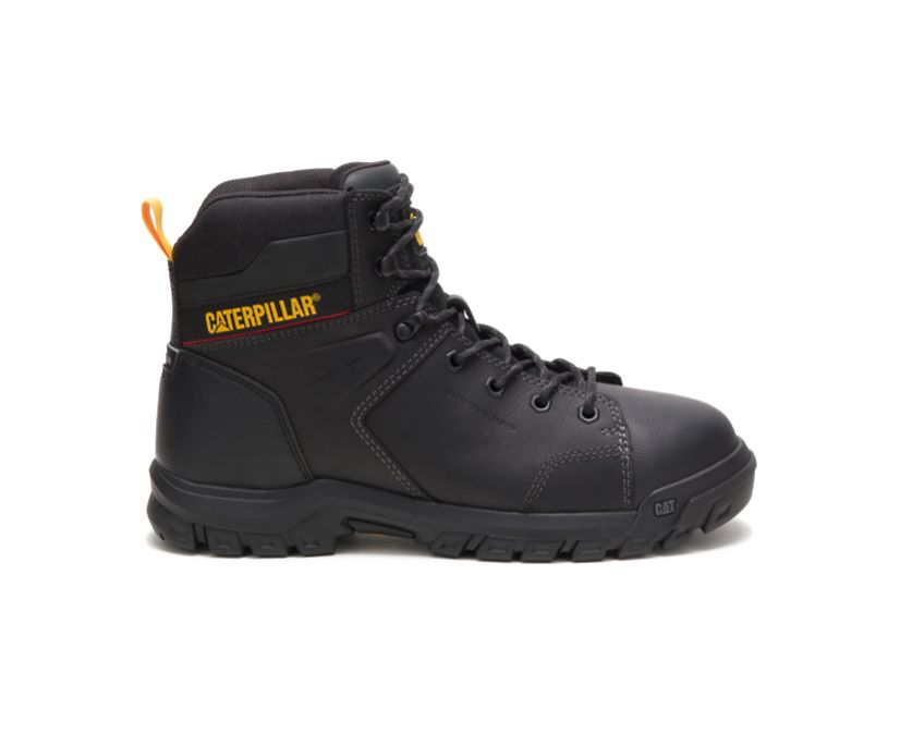 Panske Pracovne Topanky Caterpillar - Wellspring Waterproof Metatarsal Guard Steel Toe - Čierne ( 12